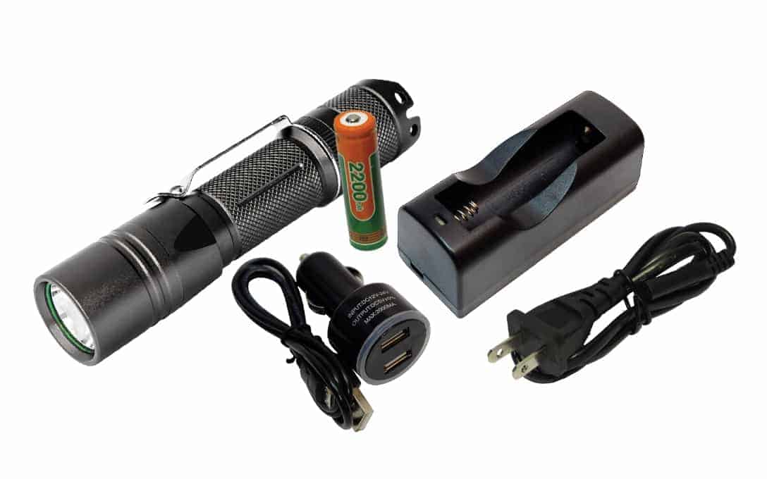 Led Flashlight Flashlight 3 X Osram rechargeable EDM