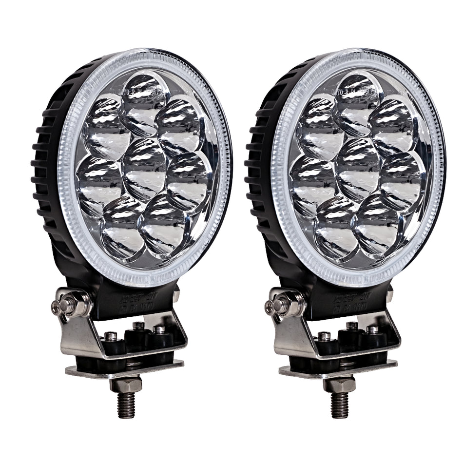 5" Round ECE OSRAM LED Driving Light (Pair) - N4024EM