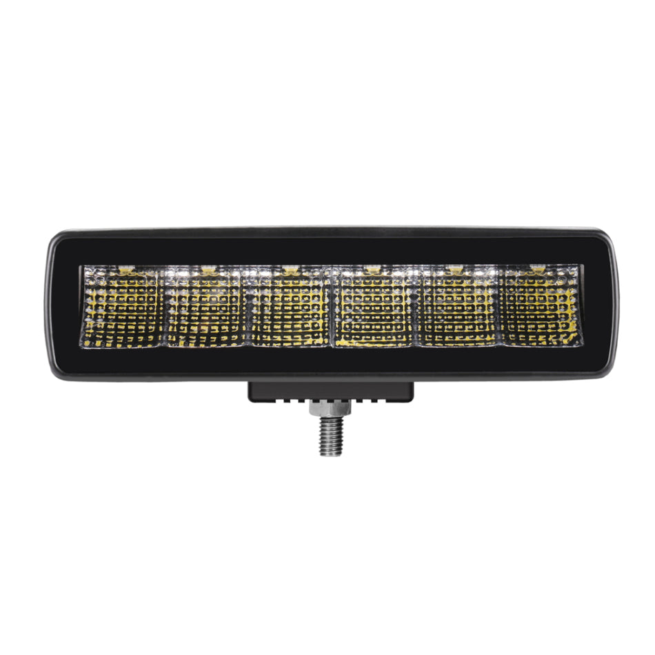 6" Jet Black Series Flood Beam Compact Light Bar - NJ2030F