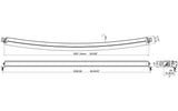 40" Jet Black Series Single Row ECE/EMARK LED Light Bar (Curved) - NJSCR40EM